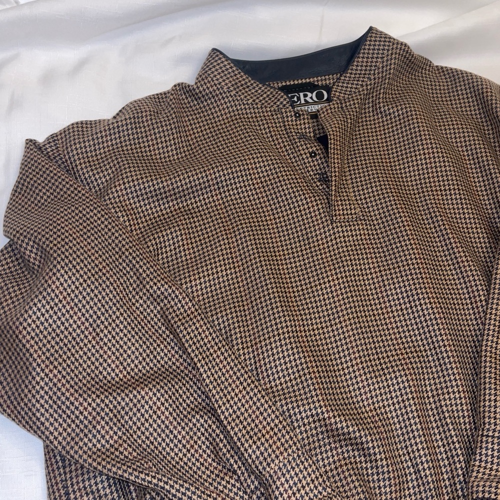 ZERO RESTRICTION | Vintage Merino + Cashmere Houndstooth